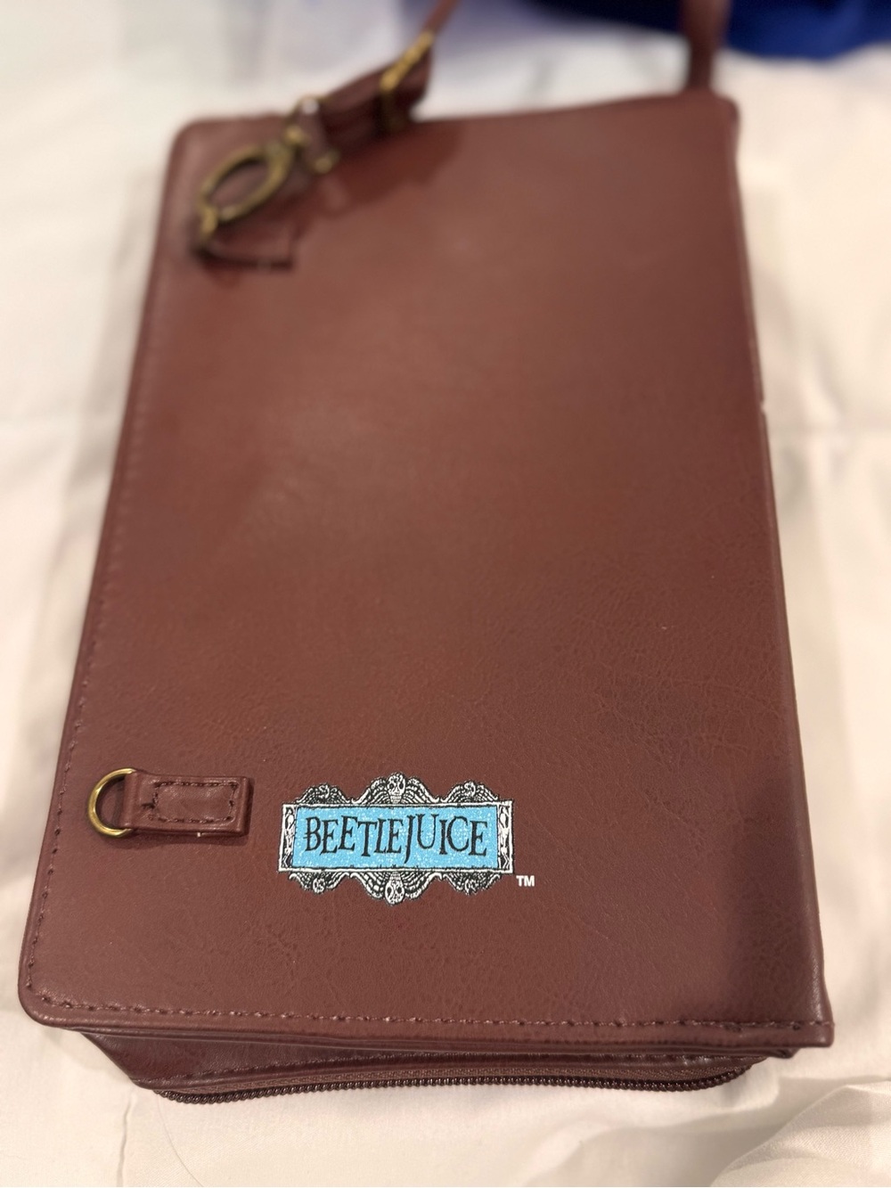 Beetlejuice "Handbook for the Recently Deceased" Crossbody Bag/Purse